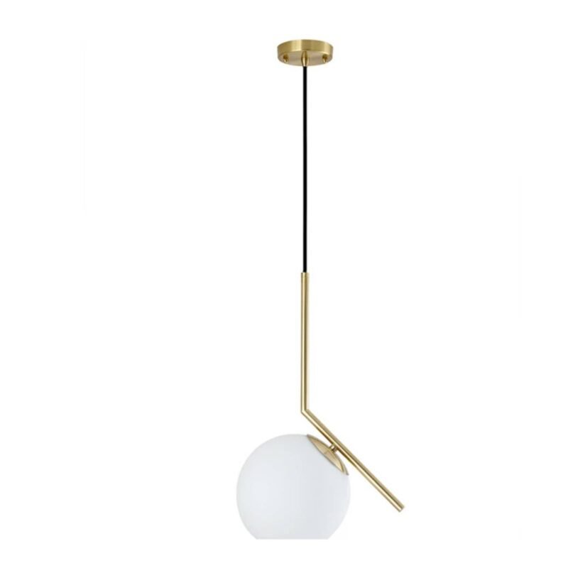 Suspended glass ball chandelier - Image 11
