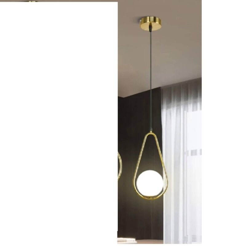 Suspended glass ball chandelier - Image 14